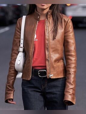 Brown Italian Leather Jacket
